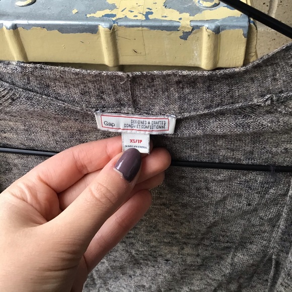 Gap Heather Grey Cardigan - Picture 2 of 3